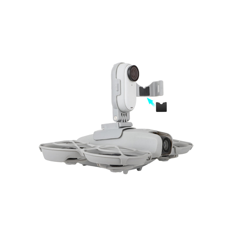 Gray adjustable camera safety mount adapter with shock-proof joint