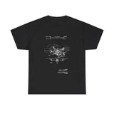 Drone Patent t-shirt, vintage drawing Drone