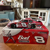 Red #8 Budweiser diecast race car with Madison MS display box