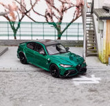 BBR 1:64 Green Romeo Giulia GTA Spoiler Sports Diecast Model Collect Car Parts