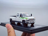 GB GOC 1:64 White Topkick Muscle Pickup Truck Model Diecast Collect Car Toy