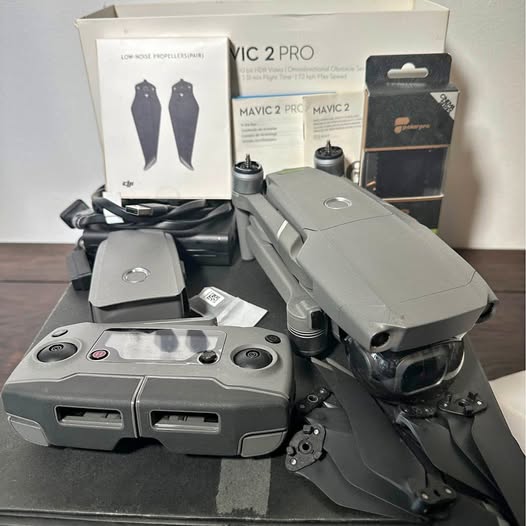 DJI Mavic 2 Pro drone with remote controller and accessories in packaging
