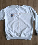 DJI Drone UNISEX Cream Embroidered SWEATSHIRT with Pockets MEDIUM Drone