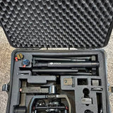 DJI Ronin 3-axis gimbal system with components in hard carrying case