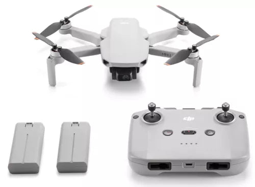 DJI Mini 2 SE drone with controller and two extra batteries