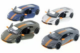 Kinsmart 1/36 Lamborghini Huracan LP610-4 AVIO Diecast Model Toy Car 4 Color Set Toy