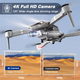 4DRC-F3 4K HD Wide Angle Camera GPS Drone FPV RC Quadcopter WiFi With 2 Battery Drone