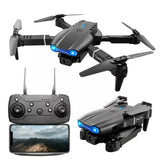 Foldable dual-camera quadcopter drone with controller and screen