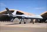 Poster, Many Sizes; First Mq-9 Reaper Uav Drone At Creech Afb 2007 Drone