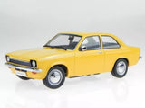 Opel Kadett C 2-door 1973 yellow diecast model car KK-Scale 1/18 Parts