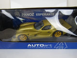 AutoArt 1/18 Scale Diecast 78202 - 1998 Panoz Esperante GTR-1 Street Car - Gold Parts