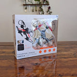 Sharper Image Mach X 10" video drone retail box with camera illustration
