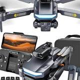 4K HD drone with camera, gimbal mount and controller screen