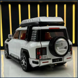 NEW 1:24 BYD Yangwang U8 SUV Diecast Car Model With Sound Light Kids Xmas Gift Parts
