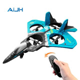 AiJH V17 Jet Ucak Small Flying Jet Aero Maquette Juguete Aviones a Escala Avion Control Remoto Air Airplane Rc Plane Toy Drone