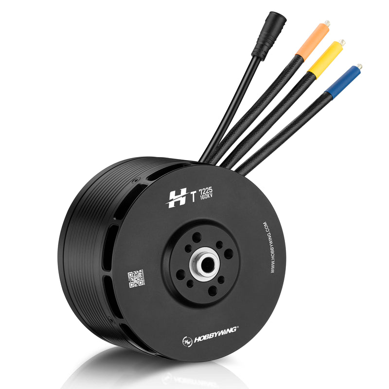 For Hobbywing HT-7225 160KV 12S Single Motor 21.7kg Max 30-35kg Takeoff Weight for Fixed-wing Model VTOL UAV Made Durable EVA Drone