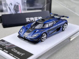 ZD TPC 1:64 Blue Carbon One 1 Super Racing Sport Model Diecast Metal Car BN Parts