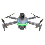 Triple Camera Aerial Photography Drone Obstacle Avoidance RC Toy Airplane Drone