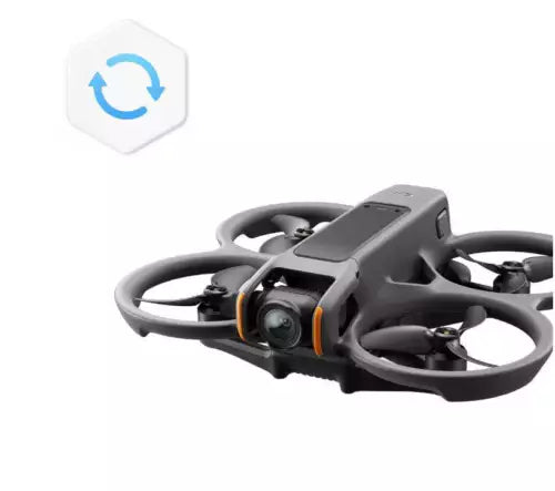 DJI Avata 2 FPV drone with four propellers and front camera module