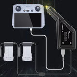 3 IN 1 Controller Battery Car Charger Hub Parts For DJI MINI 3 Drone Accessories Parts