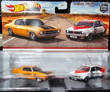 HOTWHEELS Car Culture 2-Packs HOLDEN Monaro GTS & Torana A9X - 1:64 Diecast Parts