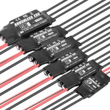 Black brushless ESC UBEC speed controller pack with wiring leads