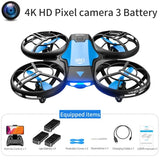 V8 New Mini Drone 4k Professional HD 1080P Wide Angle Camera WiFi FPV RC Drones Drone
