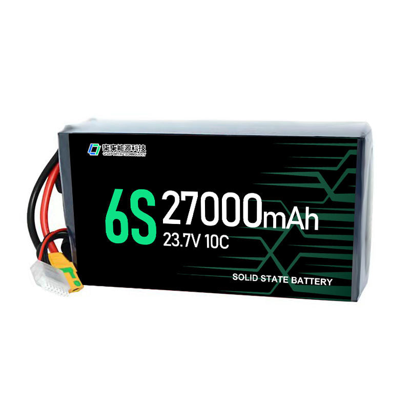 Qiqi Drone Battery 6S 27000mAh 17500mAh Solid Lithium Ion Battery Pack, Small Size, Light Weight, Stock Inventory, Fast Delivery Drone