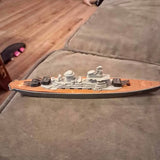 TootsieToy Battleship USA Navy Diecast Plastic Toy Wheels 8 in Die-Cast TootsieGulfport MS