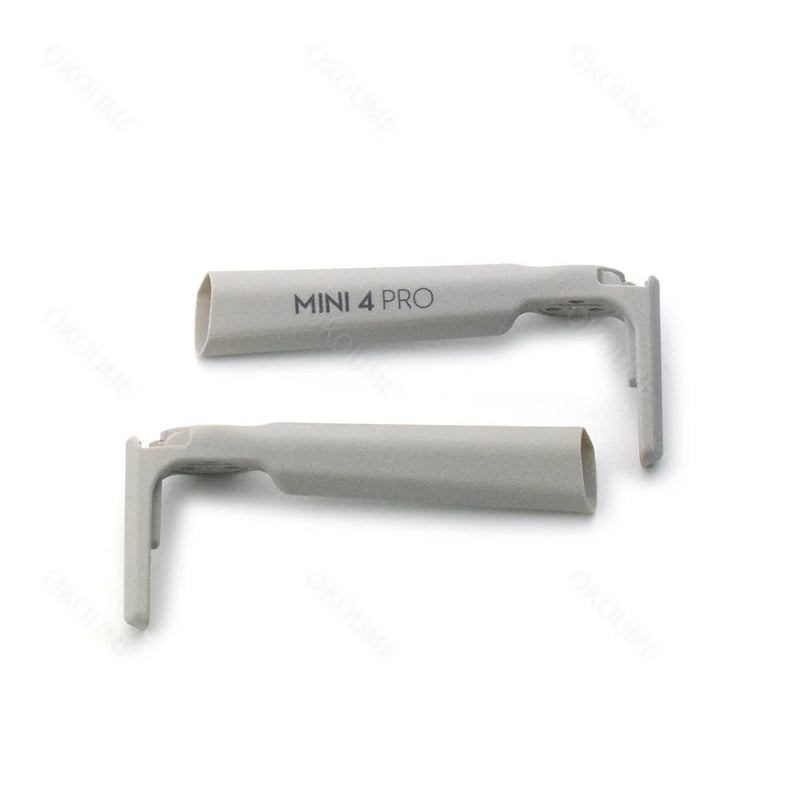Gray drone arm shell for DJI Mini 4 Pro, left front half, replacement part