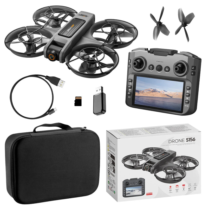 S156 Commercial Drones Equipped With Optical Flow Positioning Upgraded Large Screen Control Drone
