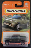 Matchbox Rivian R1T Diecast EV Truck 2024 Release Dark Olive Green Parts