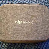 DJI Mavic drone parts case with DJI Mavic logo on gray fabric