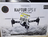 Used Protocol Kaptur GPS II quadcopter drone with four propellers and front camera