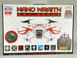 Multicolor nano wraith spy drone with controller and camera, 2.4GHz