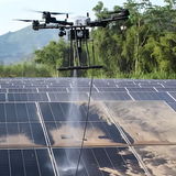 JIUSI D15R Professional Window Cleaning Drone with Dual Camera Remote Control Pressure Spray Drone for Solar Panel Cleaning Drone