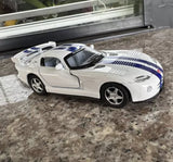 Dodge Viper GTS-R Hardtop Diecast Model White- Kinsmart P/B - KT5039WH Toy