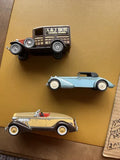 Matchbox Models Of Yesteryear 3 Diecast Cars 38-Hispano 39-Auburn-27 Ford Woody Parts