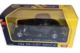 Rare Motor Max 1 24 Scale Premium Diecast 1934 Ford Coupe Black Parts