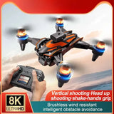 UAV with Screen Control 5G 8K HD Camera Brushless Drone Optical Flow Positioning Drone