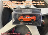2018 SALEEN S1 ORANGE 1:43 DIECAST SUPER CAR N ACRYLIC CLEAR CASE NOS TURBO FORD Parts
