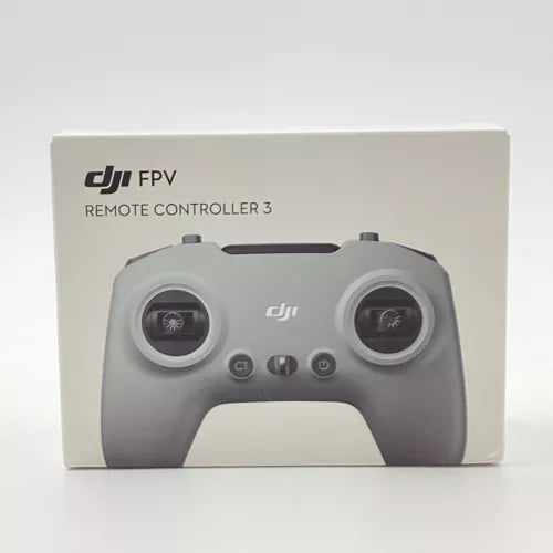 DJI FPV remote controller 3, grey gamepad with dual thumbsticks and buttons