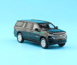 Masdi 1:64 Black Suburban Full Size SUV Sports Model Diecast Metal Car New Toy
