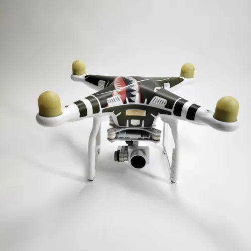 DJI Phantom 3 4K camera drone with four propellers and front camera gimbal