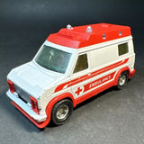 MAJORETTE Ford Econoline Ambulance 1/36 Made in France Vintage Diecast Model Car Toy
