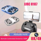 Mini quadcopter drone and remote controller with camera view screen