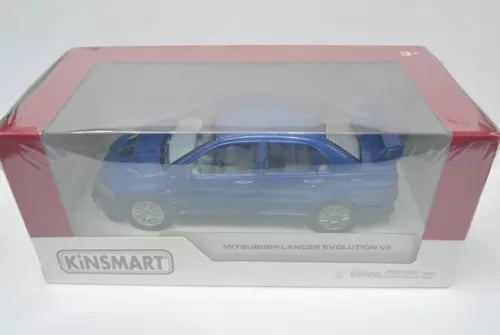 Kinsmart 1:36 die-cast Mitsubishi Lancer Evolution VII car in display box