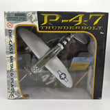 VINTAGE 
P-47 Thunderbolt 1:48 
Motor Max 76316 
Diecast Airplane Model Gray w/ Card New in box. Staten Island NY