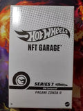 Hot Wheels NFT Garage Series 7 Pagani Zonda R collectible diecast card