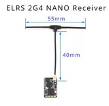 ExpressLRS ELRS BETAFPV Nano 2400 Rx Long Range Rx  12 Channels-Firmware V3.5.0 Drone
